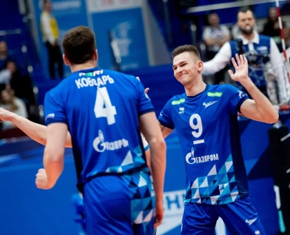 Обложка к новости "Волейбольный «Зенит» победил ВК «Газпром-Югра»"